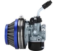Porte-carburateur moto avec filtre à air de rechange pour moteurs 2 temps 49cc 66cc 70cc 80ccm