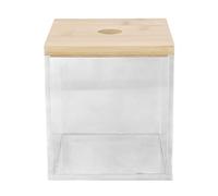 Porte-cares de café, boîte de rangement en acrylique avec couvercle, organisateur transparent pour k tasse, rangement des gousses de café pour comptoir pour support de capsule