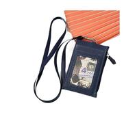 Porte-carte avec lanière, caisses d'identité, 3pc Cases en cuir Case Lany Coin Money Clé Carte de crédit Portefer