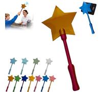 Porte Carte Baguettes Magique en Impression 3D Carte Baguettes Magique Porte Cartes De Crédit en Forme D'Étoile pour Paiement sans Contact Enfant Adultes Fêtes Farces