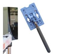 Porte-Carte de péage télescopique avec Lecteur de Carte sans Contact, Pratique et Facile à Utiliser, idéal pour Voitures, SUV, camions, Taxis, Bus, garages, autoroutes, Bleu (Sea Blue +