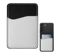 Porte-carte de téléphone adhésif - Ne glisse pas - Approche téléphonique sûre - Design ultra fin - Portefeuille de téléphone durable avec adhésif solide - Porte-cartes extensible avec accès facile