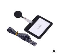 Porte-Carte De Travail Pour Le Personnel Professionnel, Avec Sangle De Cou, Clip Rétractable, Enrouleur De Badge, Étui De Couverture De Carte D'employé, Lanière De Carte D'identité