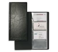 Porte carte de visite - DURABLE - Visifix - 192 cartes - Noir - Mixte