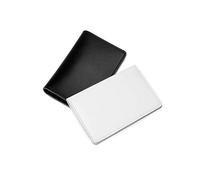 Porte carte de visite Portefeuille de carte multifonction / portefeuille de cartes, aspect cuir, porte-nommée en cuir à 2 côtés porte-portefeuille for hommes et femmes, ultra mince Boîtier de carte(C)