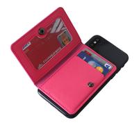 Porte-carte d'identit du dimanche bon march pour dos de tlphone portefeuille de tlphone en cuir avec un stand flip tanche en cuir portefeu