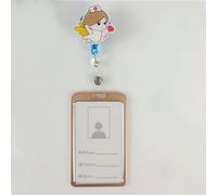Porte-Carte D'identité, 1 Pièce, Mignon, Porte-Carte D'identité, Pour Bureau, Travail, École, Étui Avec Bobine De Badge, Accessoires Pour Étudiant Médecin Et Infirmière