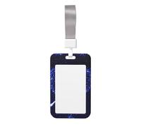 Porte-carte d'identité avec cordon - Protection pour carte d'identité - Étoile filante - Cœur - Pour le personnel de bureau, l'école, les infirmières