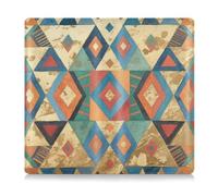 Porte-carte d'immatriculation et d'assurance en cuir avec motifs colorés bohèmes, accessoires pour permis de conduire, cartes et documents essentiels
