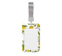 Porte-carte jaune citron, porte-badge, porte-carte d'identité, porte-pass de travail, beau et accrocheur.