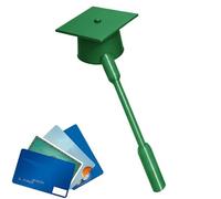 Porte-Carte Magic,Imprimé en 3D Drôle Paiement Rapide - Porte-Carte Formé de Toque de Diplômé,pour Déguisement Vacances Quotidien Voyage Shopping Hommes Femmes