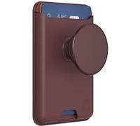 Porte-carte Magnétique Modèle PopWallet avec PopGrip Alu Stand et Selfie PopSockets Rouge Rouge G