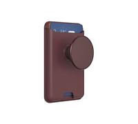 Porte-carte Magnétique Modèle PopWallet avec PopGrip Alu Stand et Selfie Rouge