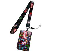 Porte-Carte Marvel - Design Héros Avengers | Léger, Résistant et Compact | Accessoire Pratique pour Fans de Super-Héros | Idée Cadeau Originale