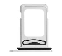 Porte-carte nano Sim, pièce de rechange pour Apple iPhone 13 Pro Max / 13 Pro - Argent