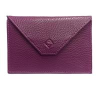 Porte carte papier voiture enveloppe + étui carte RFID, carte grise, crédit, permis, assurance, identité, cuir LOLUNA® (Violet)