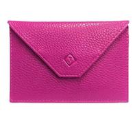 Porte carte papier voiture enveloppe + étui carte RFID, carte grise, crédit, permis, assurance, identité, cuir LOLUNA® (Fuchsia)