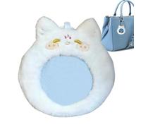 Porte-Carte Photo Mignon Mini Doux Peluche Poilu Portable Épingle De | Pochette Photo Pour Badges Fille Design Mignon Sac Portable Crédit Professionnel Pendentif