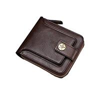 Porte Carte Porte Feuille Pour Homme Feuille Homme Cuir Portefeuille Fin Portecarte Monnaie Véritable Simili Personnalisé Coffret Paysage Noir Holster En Cartes Grand format Portefeuilles Marron