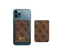 Porte-carte pour Magsafe iPhone 12 Fixation Magnétique 4G Marron