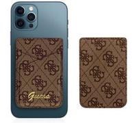 Porte-carte pour Magsafe iPhone 12 Fixation Magnétique 4G Marron