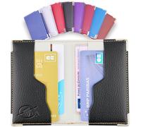 Porte Carte RFID UGOZEN| Étui 4 Cartes Bancaire, Pochette Anti-Piratage Élégant pour Vos Cartes de Crédit pour Homme et Femme