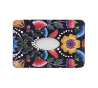Porte-carte rigide (1) Anti-RFID - Color Pop - Fabrication Française - Collection Latino ""Flores"" - PVC - 6 x 9,1 cm