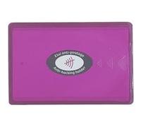 Porte carte rigide bancaire anti piratage Rose Fabrication Française Rose G