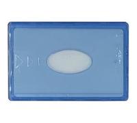 Porte carte rigide bancaire Bleu Fabrication Française Etui CB carte bleu BLEU G