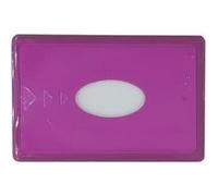 Porte carte rigide bancaire Rose Fabrication Française Etui CB carte bleu Rose