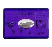 Porte carte rigide bancaire Violet Fabrication Française Etui CB carte bleu VIOLET G