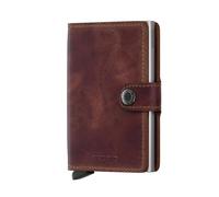 Porte-carte - Secrid - Miniwallet Vintage - Cuir pleine fleur - Couleur: Ochre - Anti-Piratage