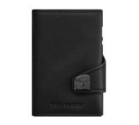 Porte Carte - TRU VIRTU - Click & Slide - Cuir Nappa Noir - RFID - 7x10x2 cm
