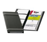Porte-carte visite 96 cartes visifix gris G