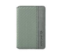 Porte-cartes à coller - Étui multifonction pour téléphone portable - Grande capacité - Étui magnétique en cuir synthétique - Compartiment pour cartes de crédit et monnaie - Pour cartes de crédit