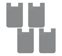 Porte-cartes adhésif mobile, poche adhésive amovible, avec poignée de, Gris clair, Consulte la descripción, Voir description | Ergonomic Silicone Porte-cartes unisexe compatible avec la plupart des smartphones étudiants, air, travail et voyages