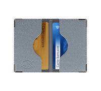 Porte-cartes anti-RFID 2 cartes - Protection cartes bancaires - PVC ""Argent"" - Compact et léger - Fabrication Française Color Pop