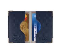 Porte-cartes anti-RFID 2 cartes - Protection cartes bancaires - PVC ""Marine"" - Compact et léger - Fabrication Française Color Pop