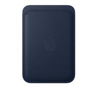 Porte-cartes APPLE en tissage fin bleu
