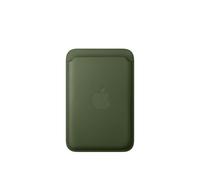 Porte-cartes APPLE MagSafe tissage fin Vert Mousse