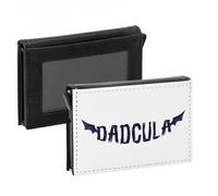 Porte-Cartes Automatique Anti-RFID - Dadcula Papa Vampire Halloween Peur Horreur - Portefeuille Intelligent avec Ejection Rapide des Cartes Etui Securise Aluminium et Similicuir Imprime en France