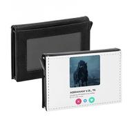 Porte-Cartes Automatique Anti-RFID - Headless Horseman Social Network Dating Love - Portefeuille Intelligent avec Ejection Rapide des Cartes Etui Securise Aluminium et Similicuir Imprime en France