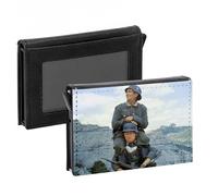 Porte-Cartes Automatique Anti-RFID - La Grande Vadrouille Mais Dites Donc Bourvil Louis De Funes Film Francais - Portefeuille Intelligent avec Ejection Rapide des Cartes Etui Securise Aluminium et