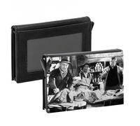 Porte-Cartes Automatique Anti-RFID - La Traversee De Paris Louis De Funes Bourvil Jean Gabin Je M En Souviendrai Ce Cochon Film Francais - Portefeuille Intelligent avec Ejection Rapide des Cartes