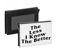Porte-Cartes Automatique Anti-RFID - The Less I Know The Better Sneakerhead Collection Shoes Hobby Kicks Sneakers Streetwear - Portefeuille Intelligent avec Ejection Rapide des Cartes Etui Securise