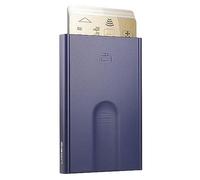 Porte-Cartes Automatique en Aluminium, Protection RFID, Portefeuille Original, Fin et Minimaliste pour Homme et Femme, capacité 1 à 6 Cartes, modèle Slider