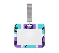 Porte-cartes avec motif de jeu de gymnastique, unisexe, porte-badge, porte-carte d'identité, porte-carte bancaire, étui pour pass personnel de bureau.