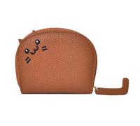 Porte-cartes compact avec plusieurs emplacements pour cartes, organiseur de cartes tendance pour femmes et étudiants, Couleur caramel, Bohème