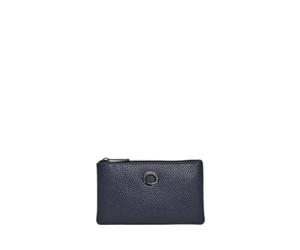 Porte-cartes cuir souples zippÃ©e Mandarina Duck Bleu 11x19x1,5 cm