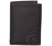 Porte-cartes David William en cuir ref_lhc37145-marron